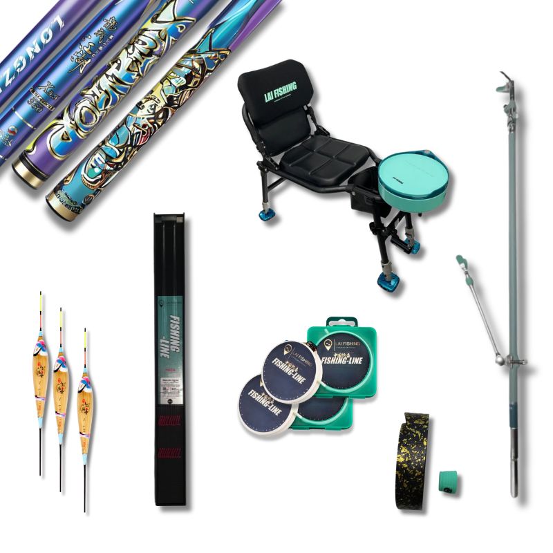 Kit de pêche au coup débutant Dragon avec chaise