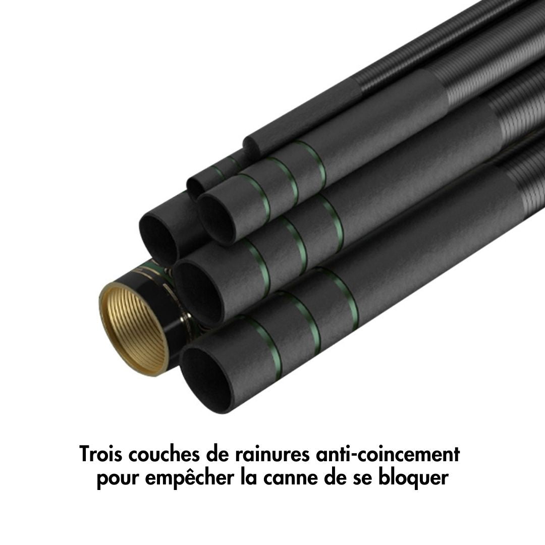 Canne à pêche au coup chinoise Azur K3 - Série Verte