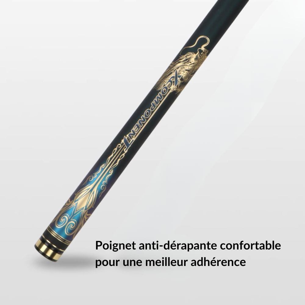 Canne à pêche chinoise Dragon x7 en carbone