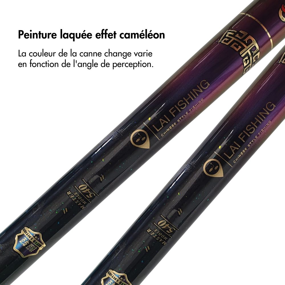 Canne au coup légère polyvalente - Série Violette II