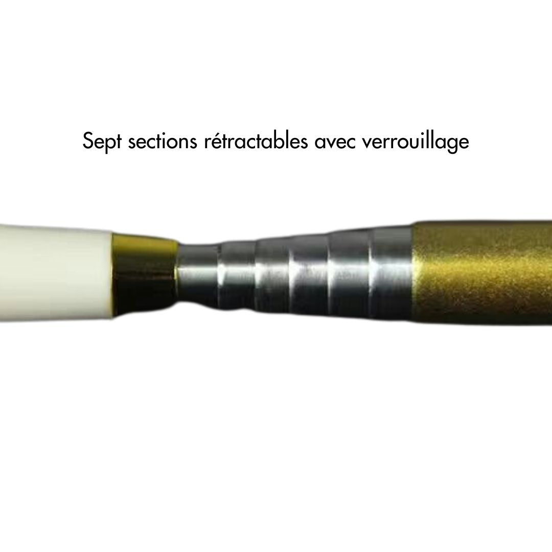 Support de canne à pêche téléscopique en inox