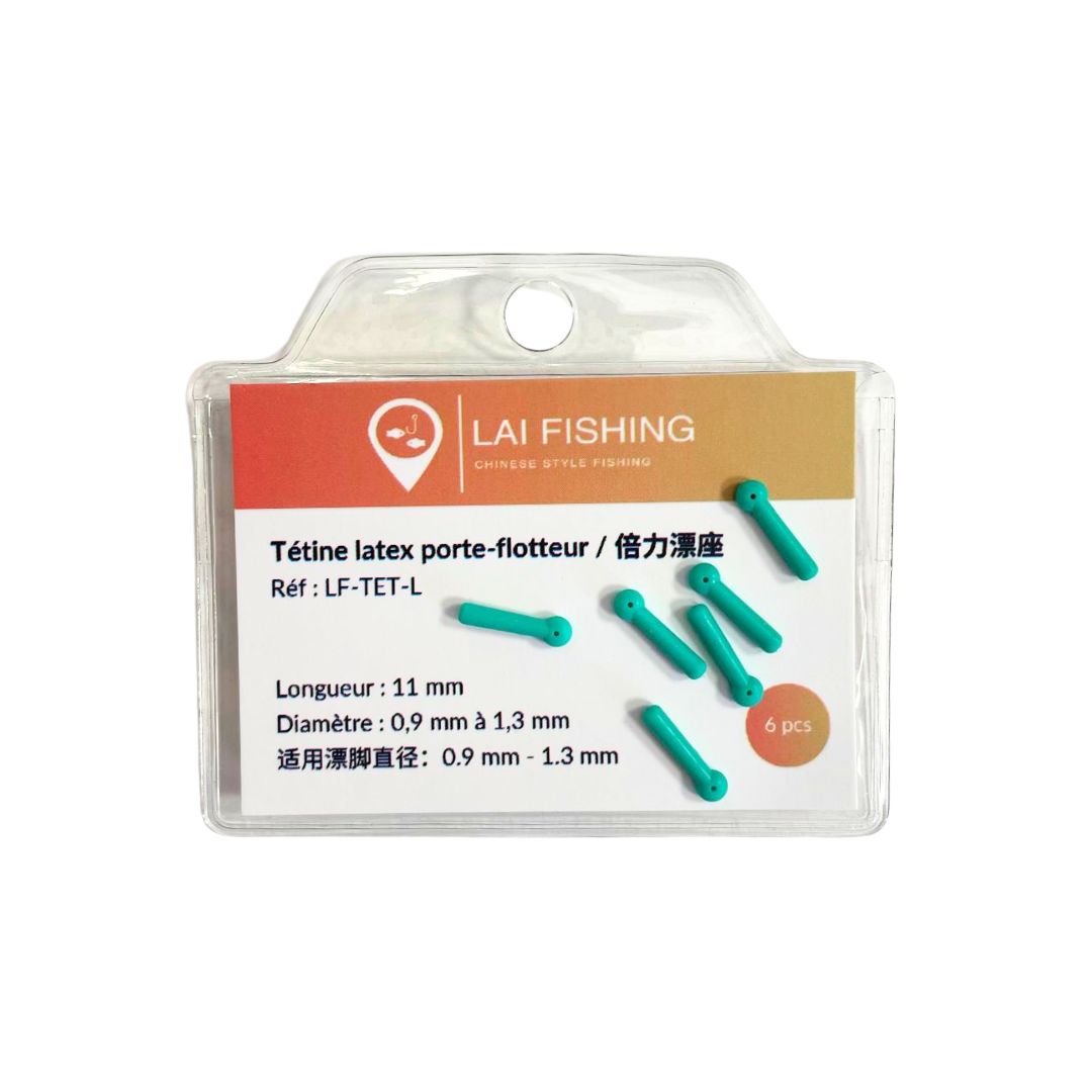 Tétines latex porte-flotteur