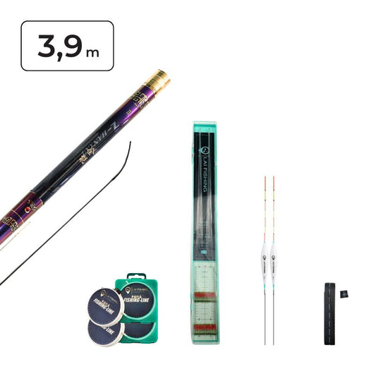 Kit de pêche au coup série violette II - 3.9m