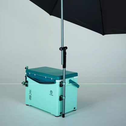 Kit glacière, boîte avec plateau magnétique pour appâts et 4 supports