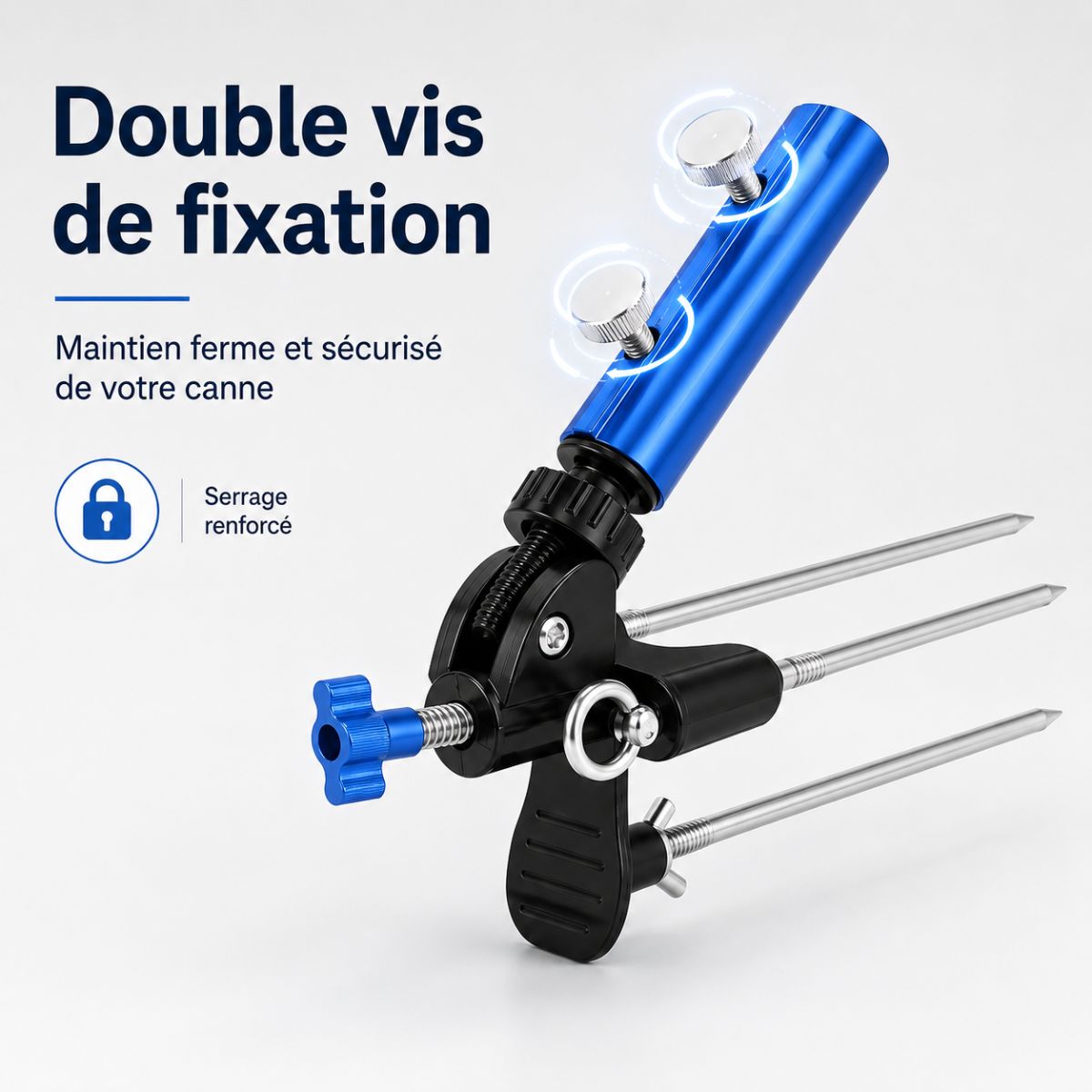 Support de canne à piquer