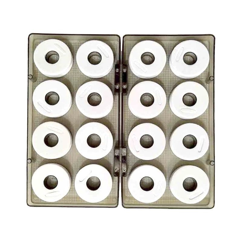 Boîte de rangement aimantée avec bobines plioirs de ligne