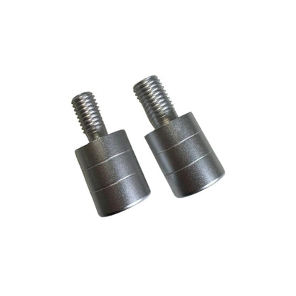 Lot de 2 Adaptateurs Pas de vis 8mm / 10mm pour Manche et Tête d'Épuisette