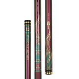 Canne à pêche chinoise Dragon x5 en carbone - Série Rouge