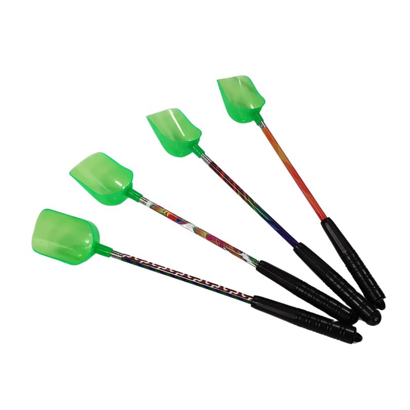 Cuillère télescopique de lancer d'amorces de pêche 84cm