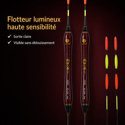 Flotteur Lumineux Lai Fishing Rouge et Noir
