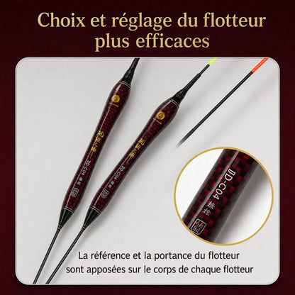 Flotteur Lumineux Lai Fishing Rouge et Noir