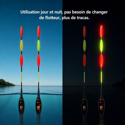 Flotteur Lumineux Lai Fishing Rouge et Noir