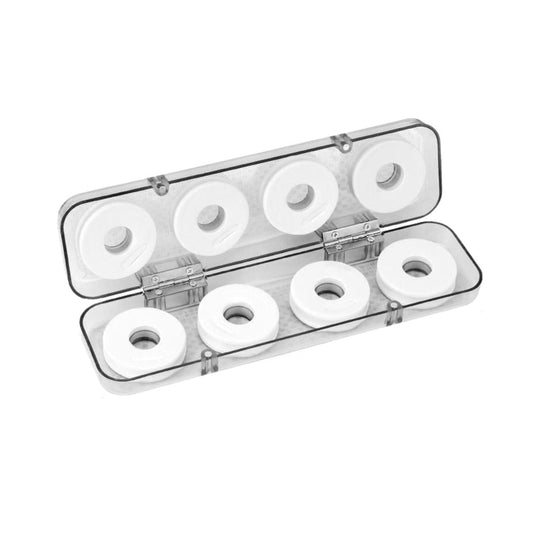 Boîte de rangement aimantée avec bobines plioirs de ligne