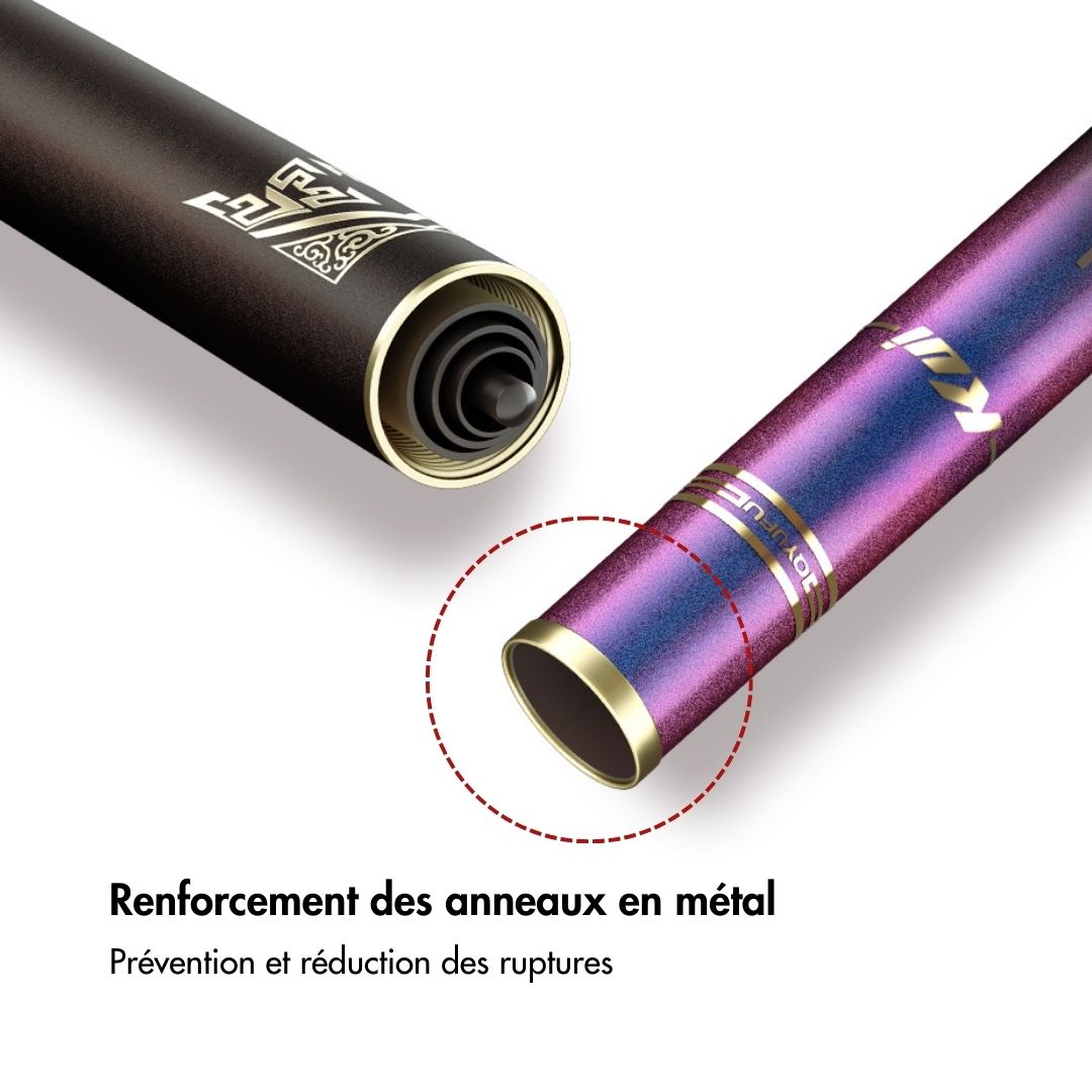 Canne au coup légère polyvalente pour pêche chinoise - Série Violette