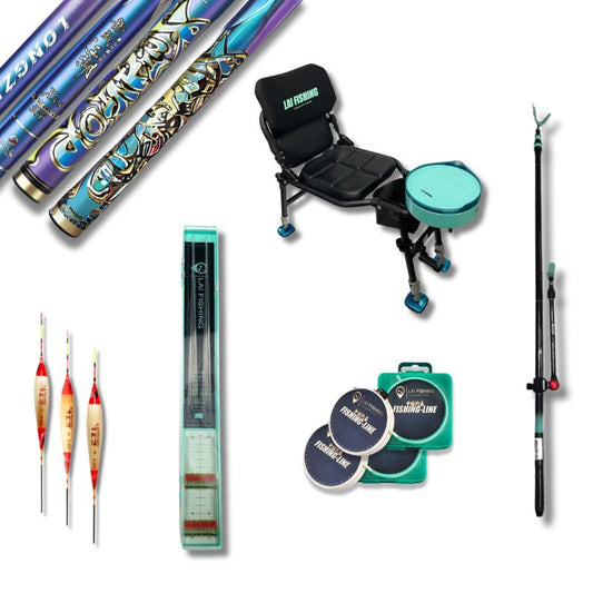 Kit de pêche au coup débutant Dragon avec chaise