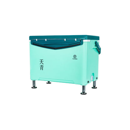 Kit glacière, boîte avec plateau magnétique pour appâts et 4 supports