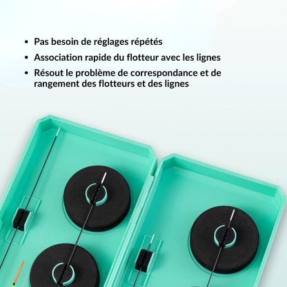 Boîte de rangement Lai Fishing pour flotteurs et de plioirs