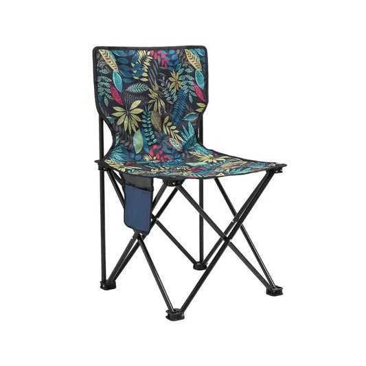 Chaise de pêche pliable avec motif jungle
