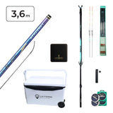 Kit de pêche au coup Dragon - 3.6m avec glacière