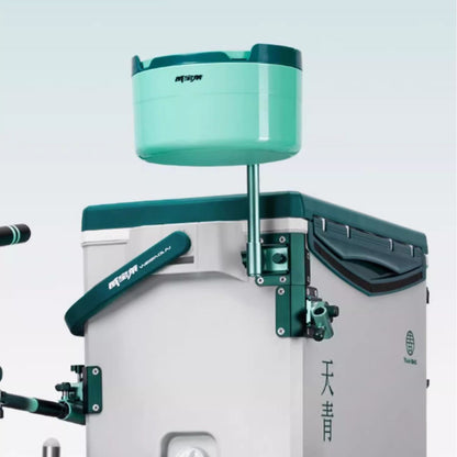 Kit glacière, boîte avec plateau magnétique pour appâts et 4 supports